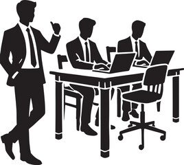 business people in office