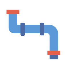 vector illustration of blue pipes