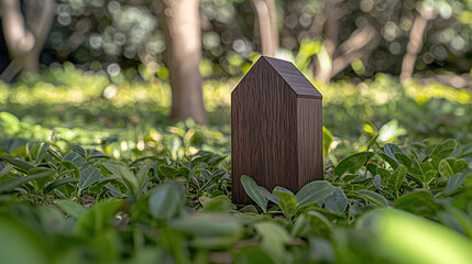 A charming handcrafted tiny house in a storybook-like setting
