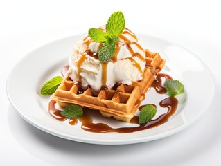 caramel waffle
