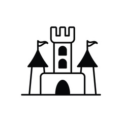 Castle vector icon