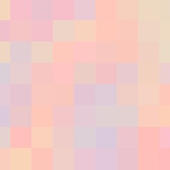 Gradient pastel color background.Geometric texture of many colours squares.Space for design.