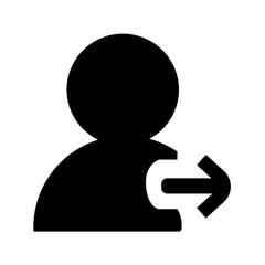 Passenger flow analysis  Library black icon pack