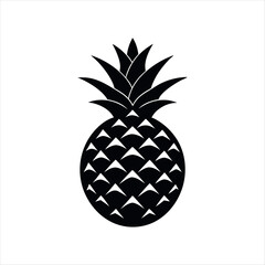 Obraz premium pineapple on a white