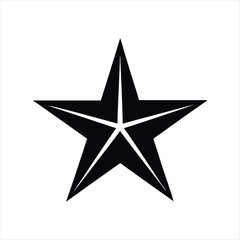 Fototapeta premium star on white background