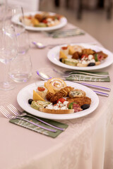 Festive table setting