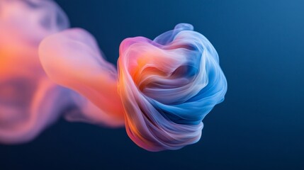 Vibrant Smoke Art for International Colour Day Dynamic Abstract Hues on Dark Canvas - Creative Visual Arts and Marketing for Spring Events