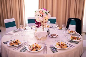 Festive table setting