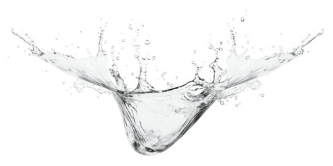 PNG Water white background refreshment splattered.