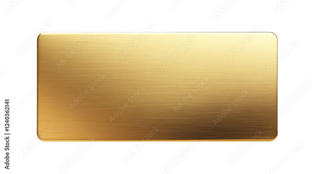 Aufkleber A digitally rendered image showcasing a brushed gold rectangular metallic texture ideal for background use.