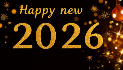 Happy New Year . Design of greeting cards, covers, website banners. Oil paint