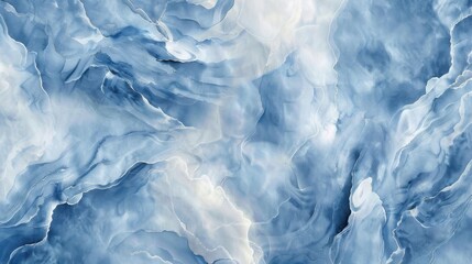 Elegant abstract blue and white marble texture for artistic design and backgrounds