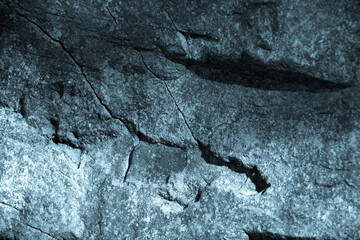 Teal grunge banner. Abstract stone background. The texture of the stone wall. Close-up. Light gray rock backdrop