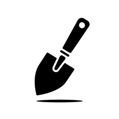 Gardening Essentials:  A simple, yet powerful icon, depicting a hand trowel with a wooden handle. The image evokes the feeling of fresh starts, new beginnings, and the joy of tending to a garden.