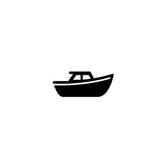 Small Motorboat Icon 