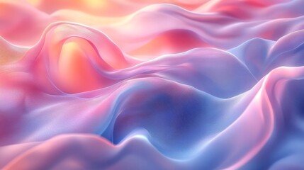 Obraz premium Abstract Flowing Fabric. Generative AI
