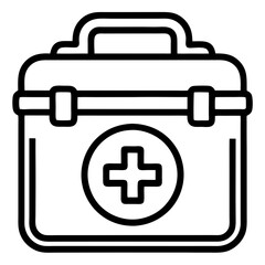 First Aid Kit Medical Vector Icon