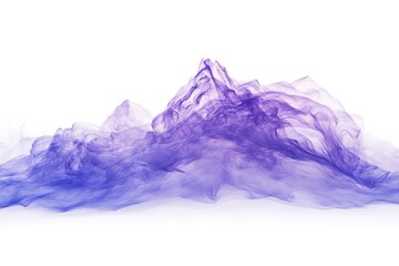 Obraz premium Mystical Purple Smoke Wave: Ethereal Energy, Spiritual Background, Abstract Design Element, Perfect for Yoga, Meditation, Wellness Branding, Spiritual Art, Fantasy, Occult, Esoteric, New Age, Purple 