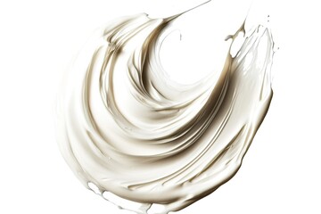 Whipped Cream Swirl: Creamy, Delicious, Isolated Texture for Food Photography, Dessert Designs, Baking Blogs, Culinary Websites, Recipe Books, Menu Design, Packaging, Advertising, Branding, Product   