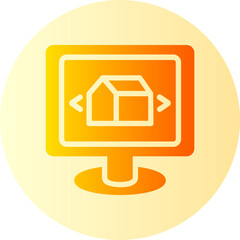 Web gradient icon