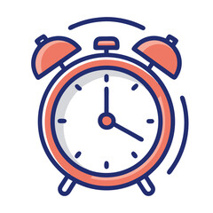 Alarm Clock Icon Vector Illustration