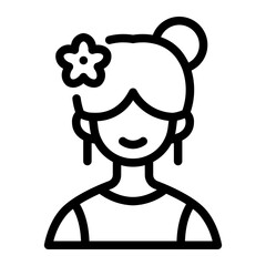 This Bridesmaid icon is suitable for Wedding, Valentine, etc.