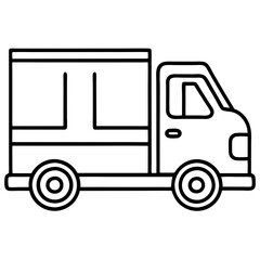 Delivery Truck Icon Vector