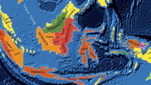 Map of Indonesia