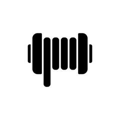 cable reel icon. Sleeping time icon, simple flat style, illustration, logo sign symbol pictogram template, for ui or ux isolated on white for mobile app, editable