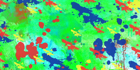 Obraz premium Abstract vector background. Chaotic grunge scratched texture. Dark paint splashes background. Colorful watercolor background with vintage texture design. Multicolored splash watercolor blot.