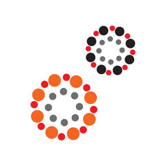 abstract background with circles