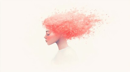 Fototapeta premium Illustration that represents the concept of Developing a Growth Mindset 