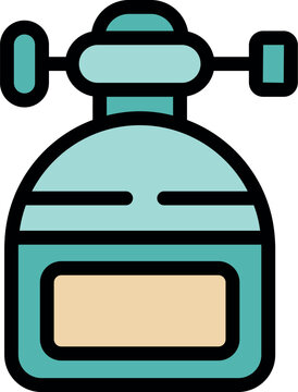 teal perfume bottle design clip art preview