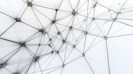 Obraz premium Abstract Network Connection Lines Web Structure Graphic Design