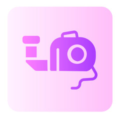 measuring tape gradient icon