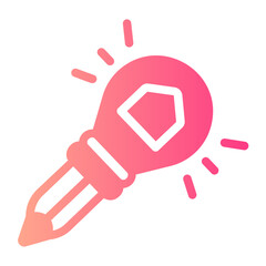 Idea gradient icon