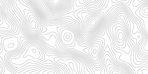 Abstract modern topography contour map line and modern wavy map line design, geography map contour  wave line white background. Vector illustration. 