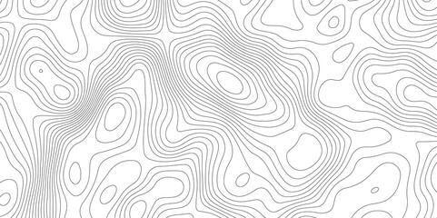 Obraz premium Topographic beautiful white and black styles contour topo wavy pattern map shiny line design, geography map line, presentation white background. Use for template, wallpaper, web vector illustration. 