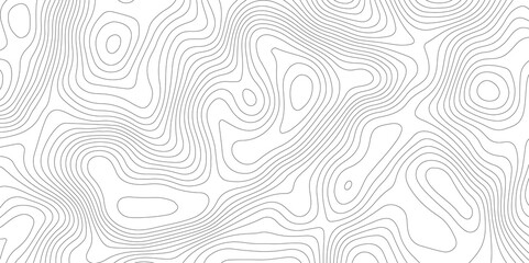Fototapeta premium Topographic beautiful white and black styles contour topo wavy pattern map shiny line design, geography map line, presentation white background. Use for template, wallpaper, web vector illustration. 
