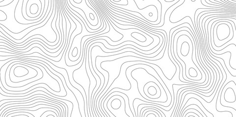 Topographic beautiful white and black styles contour topo wavy pattern map shiny line design, geography map line, presentation white background. Use for template, wallpaper, web vector illustration.  