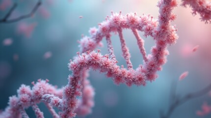 Fototapeta premium Floral DNA: The Beauty of Life