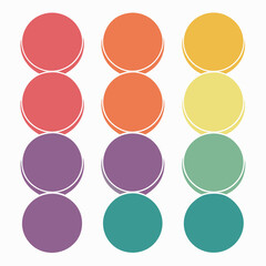 background with colorful circles