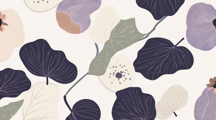 Elegant Floral Pattern Design for Home Decor