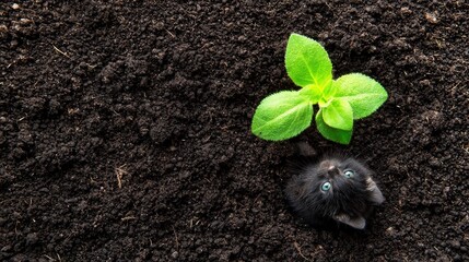 Naklejka premium Nature as a key player in sustainability.