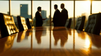 Engaging Group Discussion in Conference Room Setting