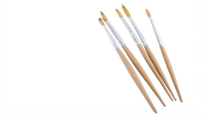 Lightweight Paintbrush Set with Textured Grip for Fine Art and Craft Projects