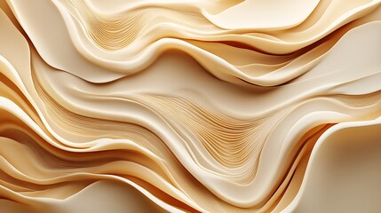 Obraz premium Futuristic Abstract Wave with Smooth Glossy Flow Background 