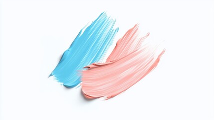 Naklejka premium Smooth Brushstrokes with Rich Gradient in Soft Colors for Art and Design