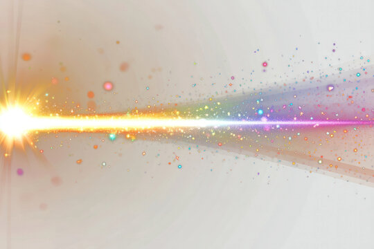 PNG Light effect with a rainbow background sparkle glowing. - Powered by Adobe