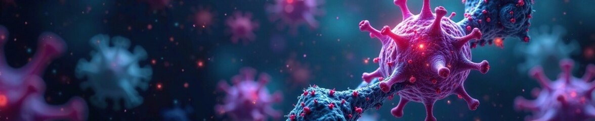 TNF alpha molecules binding to receptors on cancer cells, tumor, receptor, disease